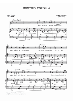 Bow Thy Corolla von Carl Nielsen (Download) 