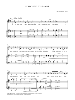 Searching For Lambs von Nico Muhly (Download) 
