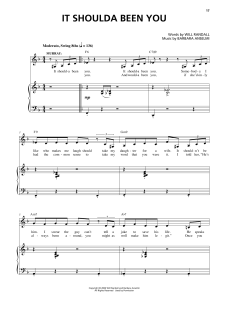 It Shoulda Been You von Barbara Anselmi (Download) 