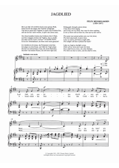 Jagdlied von Felix Mendelssohn (Download) 