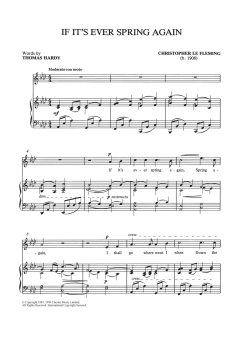 If It's Ever Spring Again von Christopher Le Fleming (Download) 
