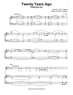 Twenty Years Ago von Gilbert & Sullivan (Download) 
