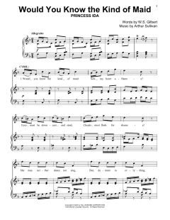 Would You Know The Kind Of Maid von Gilbert & Sullivan (Download) 