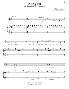 Prayers von Stephen Sondheim (Download) 