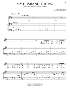 My Husband The Pig von Stephen Sondheim (Download) 