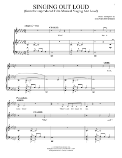 Singing Out Loud von Stephen Sondheim (Download) 