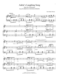Adele's Laughing Song von Johann Strauß (Download) 