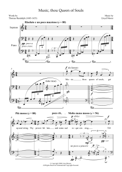 Music, thou Queen of Souls von Lloyd Moore (Download) 