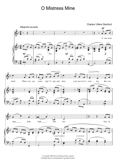 O Mistress Mine von Charles Villiers Stanford (Download) 