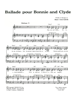 Ballade Pour Bonnie And Clyde von Henri Salvador (Download) 