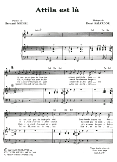 Attila Est La von Henri Salvador (Download) 