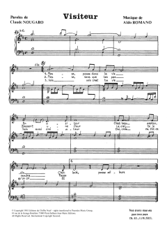 Visiteur von Claude Nougaro (Download) 