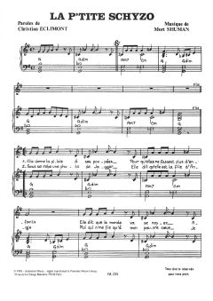 La P'tite Schyzo von Mort Shuman (Download) 
