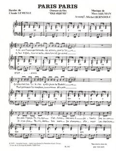 Paris Paris von Mort Shuman (Download) 
