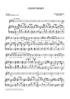 Chopcherry von Peter Warlock (Download) 