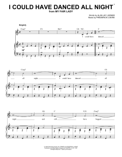 I Could Have Danced All Night von Frederick Loewe (Download) 