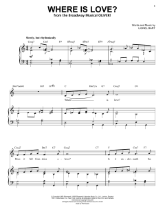 Where Is Love? von Lionel Bart (Download) 