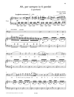 Ah, per sempre io ti perdei von Vincenzo Bellini (Download) 