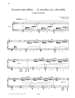 Eccomi solo alfine ... O vecchio cor, che batti von Giuseppe Verdi (Download) 