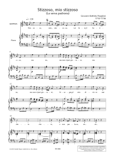 Stizzoso, mio stizzoso von Giovanni Battista Pergolesi (Download) 