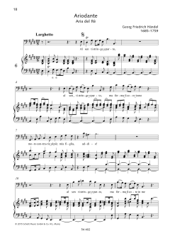 Al sen ti stringo e parto von George Frideric Handel (Download) 