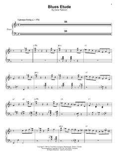 Blues Etude von Oscar Peterson (Download) 