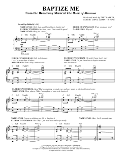 Baptize Me von Robert Lopez (Download) 