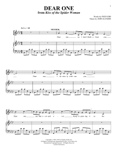 Dear One von Fred Ebb (Download) 
