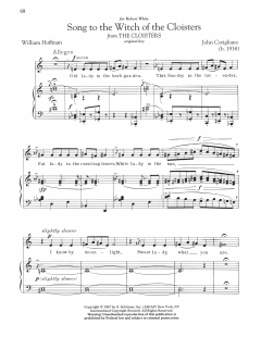 Song To The Witch Of The Cloisters von John Corigliano (Download) 