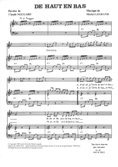 De Haut En Bas von Claude Nougaro (Download) 