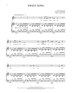 Sweet Song von Ricky Ian Gordon (Download) 