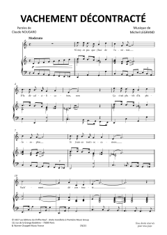 Vachement Decontracte von Claude Nougaro (Download) 