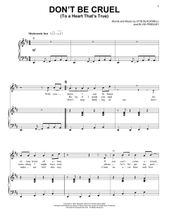 Don't Be Cruel (To A Heart That's True) von Elvis Presley (Download) 