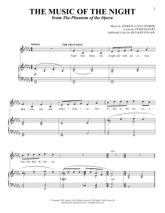 The Music of the Night von Charles Hart (Download) 