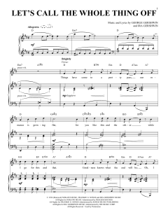 Let's Call The Whole Thing Off von Ira Gershwin (Download) 