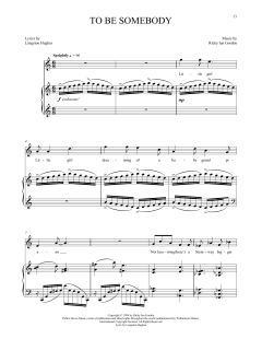 To Be Somebody von Langston Hughes (Download) 