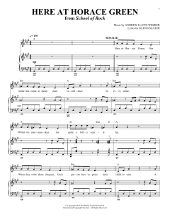 Here At Horace Green von Glenn Slater (Download) 