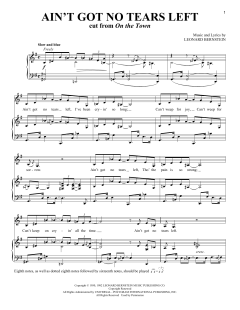 Ain't Got No Tears Left von Leonard Bernstein (Download) 