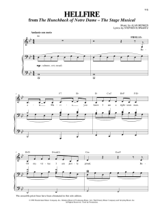 Hellfire [Solo version] von Alan Menken (Download) 