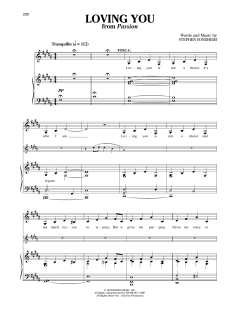 Loving You von Stephen Sondheim (Download) 