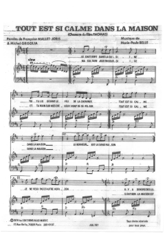 Tout Est Si Calme Dans La Maison von Francoise Mallet-Joris (Download) 
