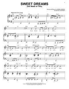 Sweet Dreams (Are Made Of This) [Jazz version] von Eurythmics (Download) 