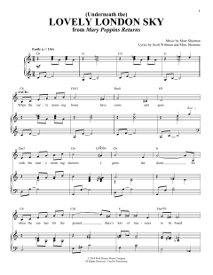 (Underneath The) Lovely London Sky von Lin-Manuel Miranda (Download) 