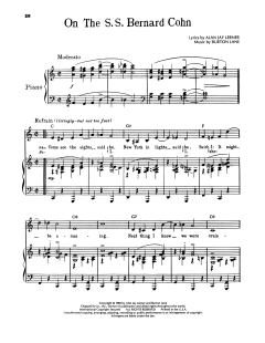On The S.S. Bernard Cohn von Alan Jay Lerner (Download) 