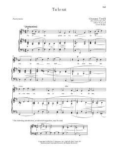 Tu Lo Sai von Giuseppe Torelli (Download) 
