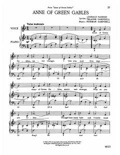 Anne Of Green Gables von Norman Campbell (Download) 