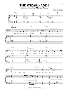 The Wizard And I von Stephen Schwartz (Download) 