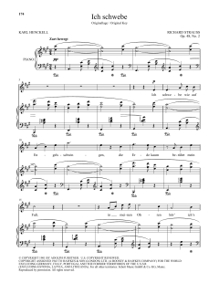 Ich Schwebe (High Voice) von Karl Henckell (Download) 