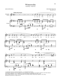 Winterweihe (High Voice) von Karl Henckell (Download) 