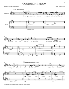 Goodnight Moon von Eric Whitacre (Download) 